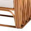 Carrin Bohemian Light Honey Rattan Arm Chair