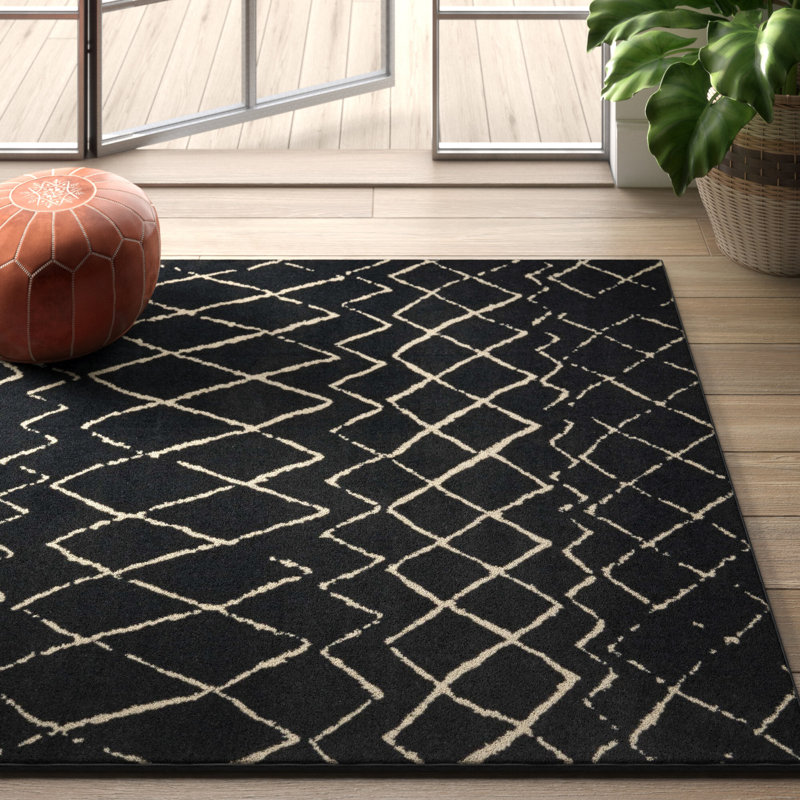 Petit Borendy Geometric Indoor Rug, Rectangle 5'3" x 7'3"