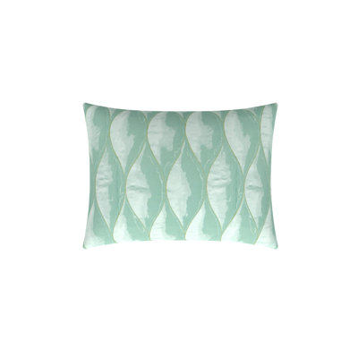 Satin Geometric Pillow Cover & Insert
