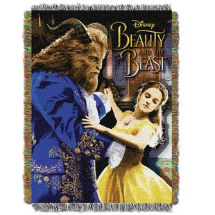 Disney Beauty and the Beast Ballroom Waltz Throw