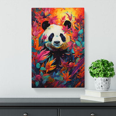 Panda Orphism No.2 - Wrapped Canvas