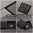 SUS 304 Stainless Steel 5.9" Square Shower Floor Drainer In Black-103636385