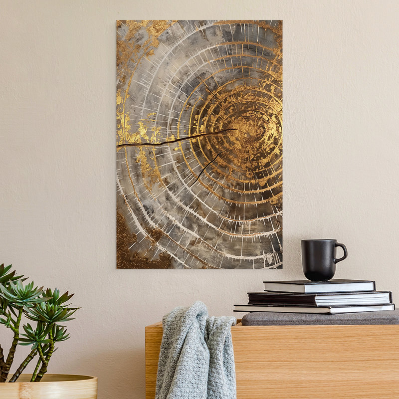 ABSTRACT Series CL - Impression sur toile seulement - NON-CADRE, H 36 po x l 24 po