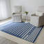 Thompson Wool Geometric Area Rug in Denim-988888481