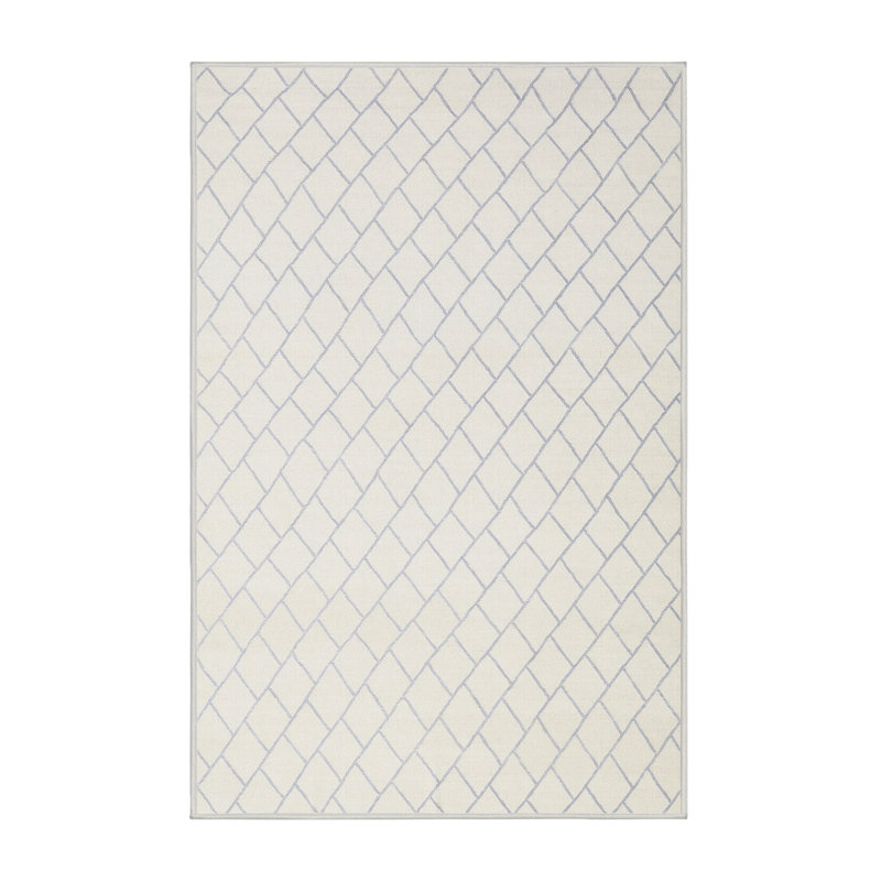 Surface beige contemporaine tapis, Rectangle 5 pi 0 po x 8 pi 0 po