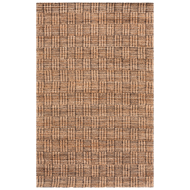 Natural Fiber Hand Woven Jacquard Performance Solid Color Indoor Rug, 6'-0" x 6'-0" Square