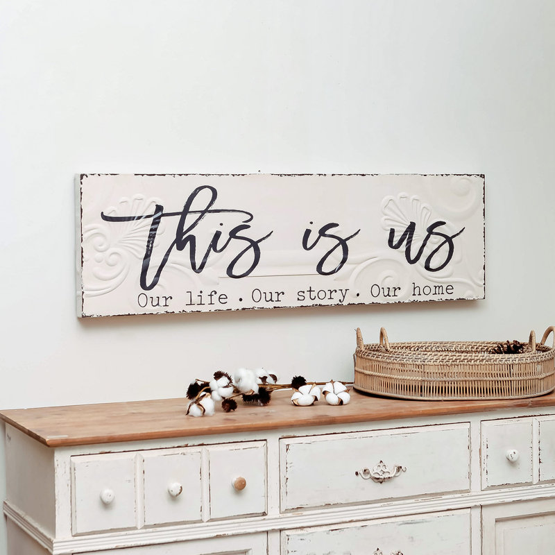 Handmade Farmhouse Wall Decor on Metal