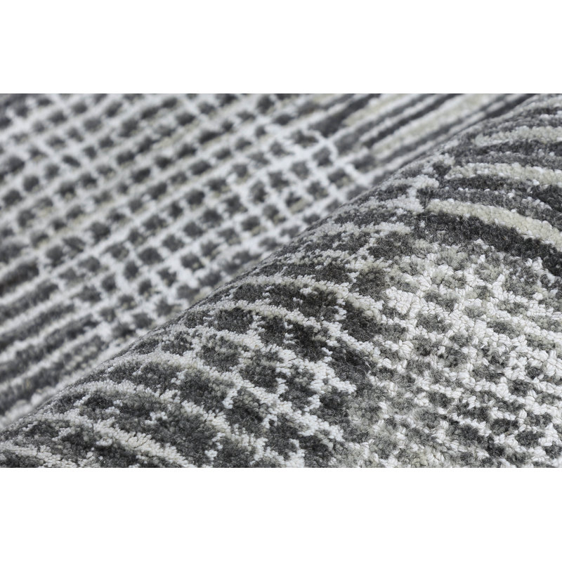 Zahi Handmade Wool Abstract Area Rug, Rectangle 12' x 15'