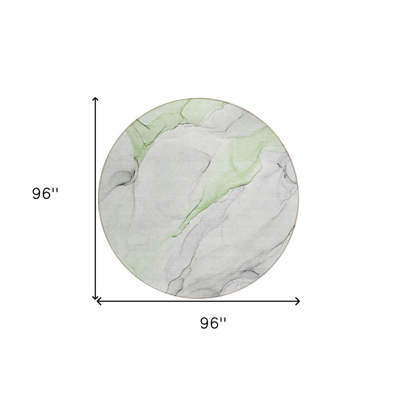 Tapis extérieur rond rond 8 po