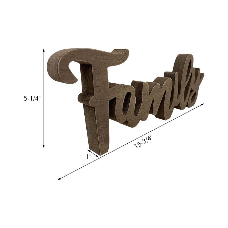 Akeya Text & Numbers Letter Block