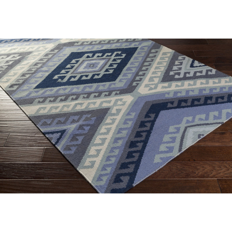 Feliciana  Wool Indoor Rug, Rectangle 5' x 8'