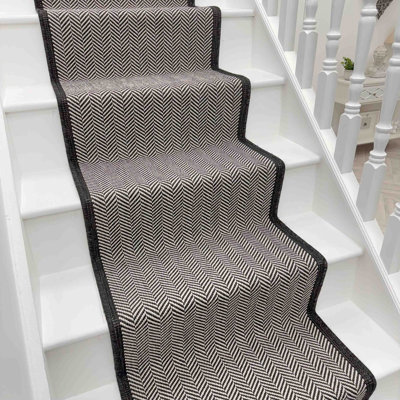 Stair Runner Geometric Flatweave Area Rug