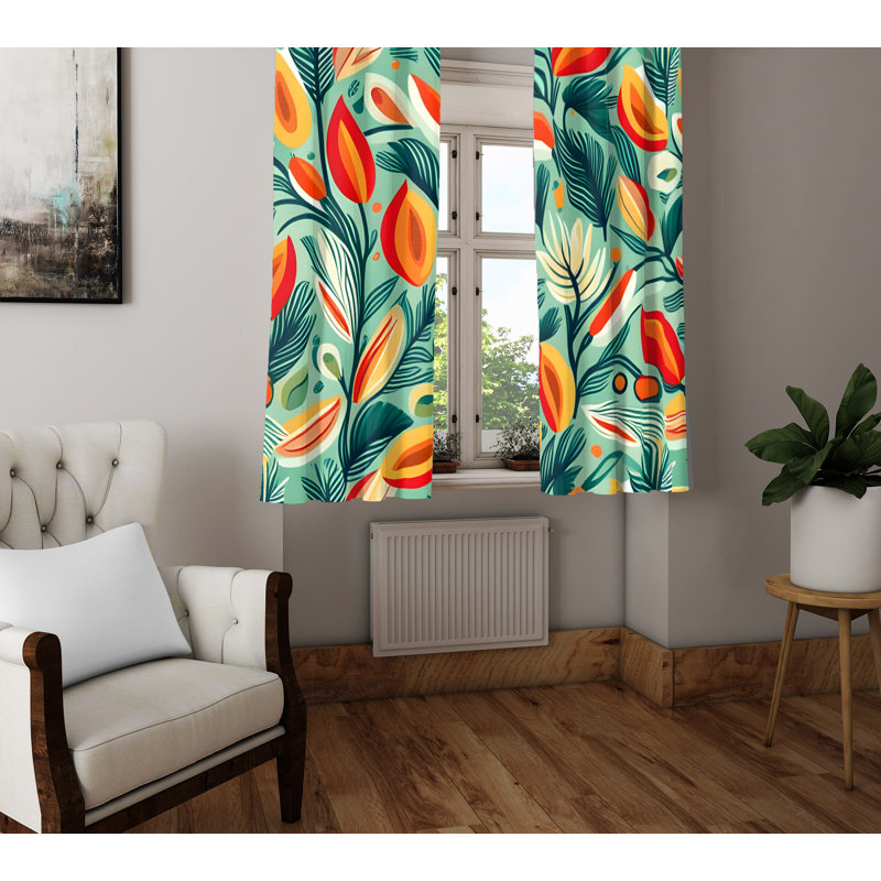 Rideau en polyester Dantavius, L 20 po x L 82 po