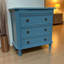 Elegant Byrum 65cm 3 Drawer Chest of Drawers - French Style Grey/Blue Finish Hand Finished Ready Assembled Furniture for Home-1413972657