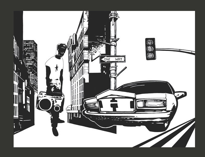 Urban Style One Way 1.54m x 200cm Wallpaper