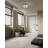 Grayson - Flush Mount - Matte Black Finish - Clear Ribbed Glass-715174736-715174737