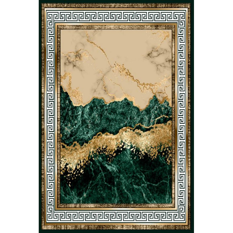Luxurious Hall Carpet, 100% Velvet Fabric, 39.4 x 78.7 inches | Non-Slip Cotton Sole, 0.4 in Pile Height | Antibacterial, Machine Washable, 3D Digital Printing | Perfect for Home Decor & Comfort