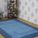 Helena Hand Tufted Wool Eco-Friendly Area Rugs - Blue Color, Contemporary Modern Design, High Pile Thick Handmade Anti Skid Area Rugs for Living Room, Bed Room