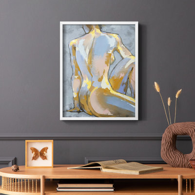 Grey Maiden II Framed Print - Solid Wood