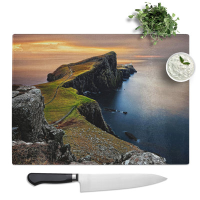 Landscape Isle Of Skye Scotland  Glass Chopping Board