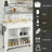Criswell Solid Wood Top Kitchen Cart