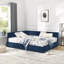 Structure de lit double pleine grandeur avec rangement-54049964