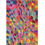 Tapis rouge / vert / mauve à motif géométrique Auyeung-954522605