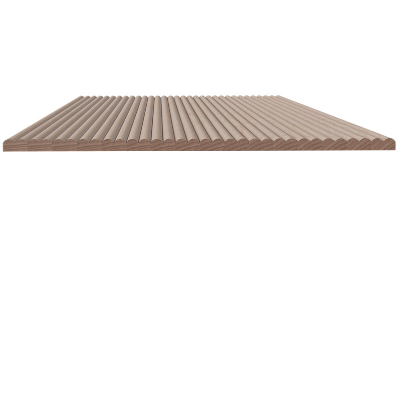 Perle unie 3/8 po (T 0,375 po), l 24 po x L 46 po, Peinture de qualité érable