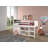 Hagen Twin Wood Platform Loft Bed with Bookcase by Sunside Sails-355359400