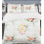 Ensemble de housse de couette à fleur de rose rose-40701918