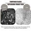 Porte de douche pivotante en aluminium noir mat 34 po