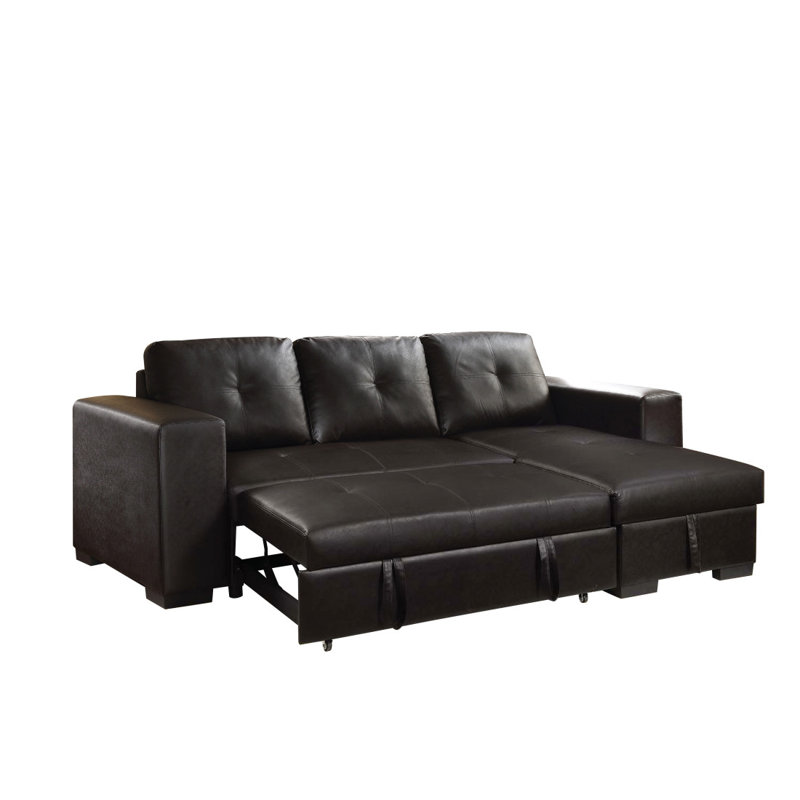 Alshain Modern Sofa Lloyd Sectional Sofa W/Sleeper PU