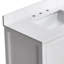 Meuble-lavabo double 84 po avec plateau en pierre reconstituée Render-826418525