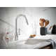 Align Smart Touchless Single Handle Kitchen Faucet with Wave and Power Clean and with Accessories