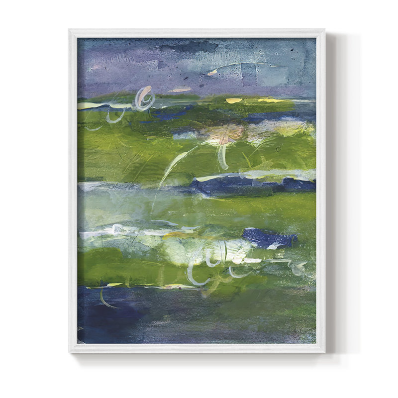 «Bales of Color II», reproduction encadrée - bois massif, Blanc, H 28 po x l 22 po