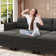 Zendejas 6 - Piece Modular U-Shape Sectional Sofa with Ottoman