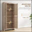 Armoire de rangement autoportante de 72 po à 4 portes, organisateur d'armoires de rangement avec base solide à 4 niveaux, confortable, durable et magnifique