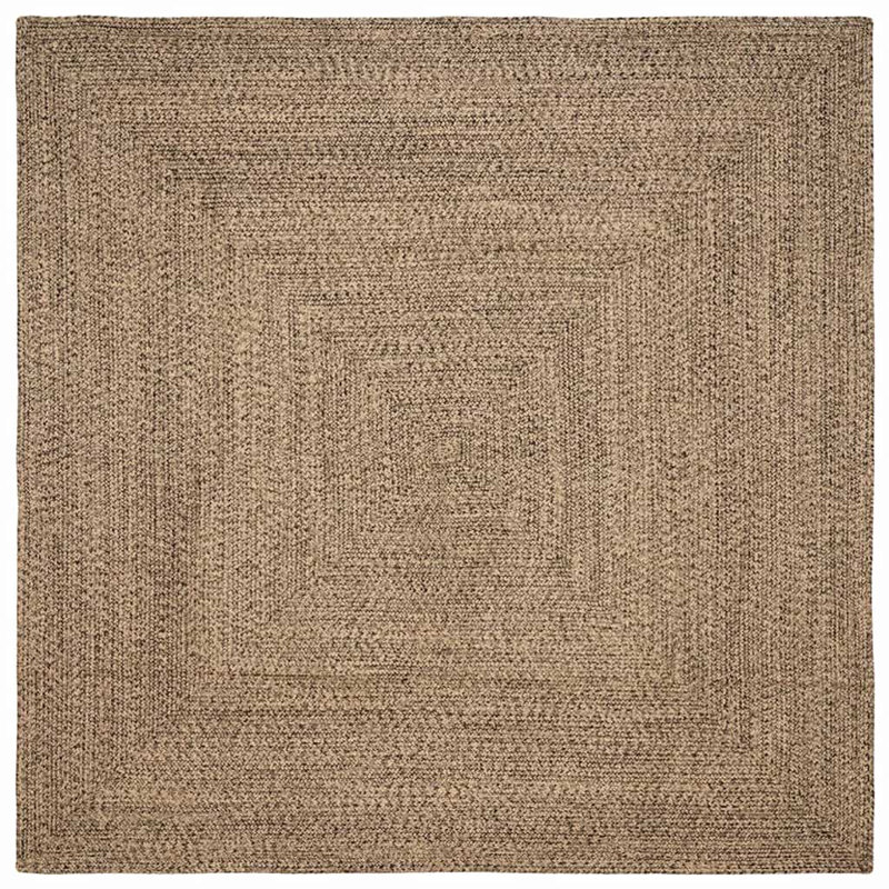 Solid Colour Standard Area Rug, Square 200 cm