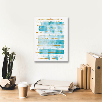  «Ocean Blue 1» par Wild Apple Portfolio, art mural sur toile, 12 po x 16 po