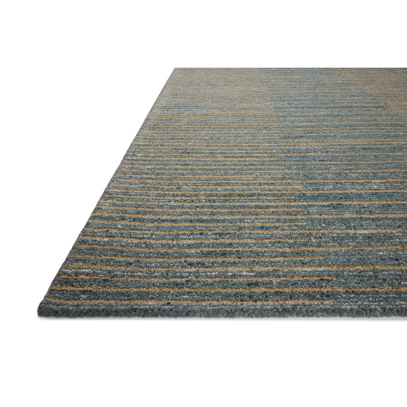 Slate / Natural Area Rug, Square 1'6"
