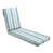 French Blue Linen Stripe