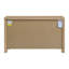 Commode 8 tiroirs brun clair