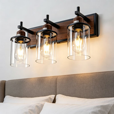 Luminaire de meuble-lavabo 3 lumières Farmhouse