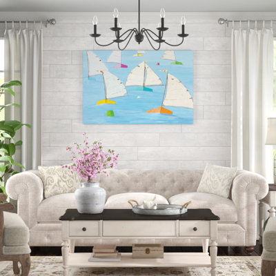 Regatta V 1 Piece Wrapped Canvas Painting