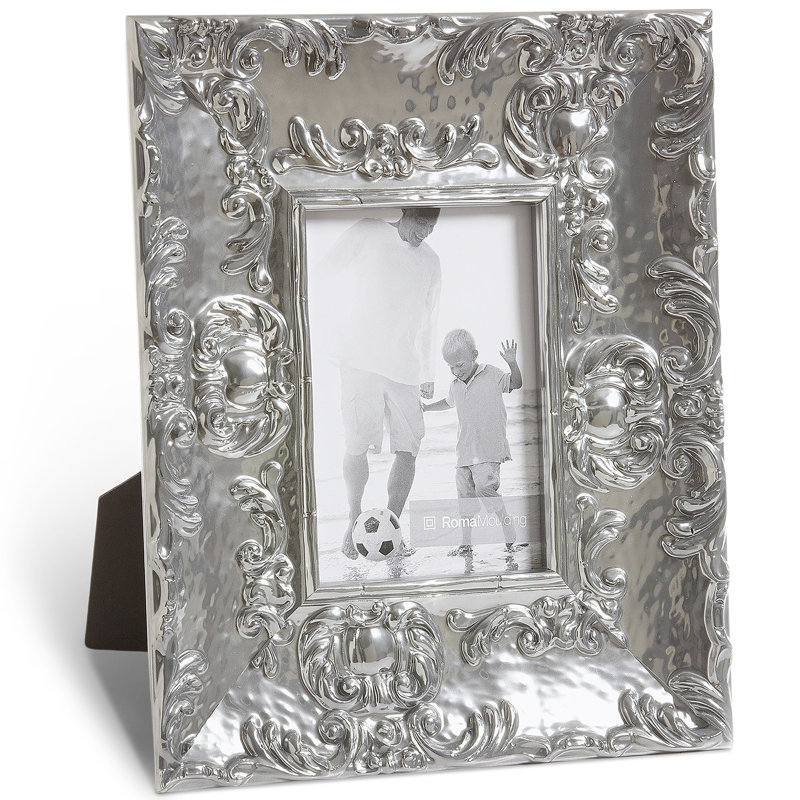 Cadre photo Lavo, 4 po x 6 po, Argent électrique