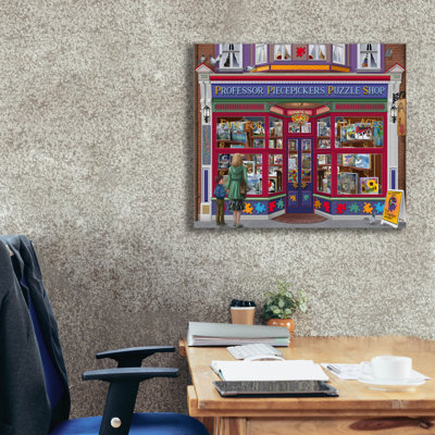 «Professeur casse-tête» par Bigelow, illustrations sur toile