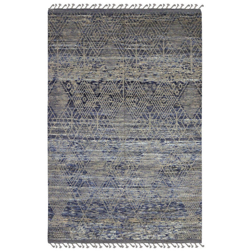 Tapis unique mauve / gris 8 pi 10 po x 12 pi 6 po Moroccan