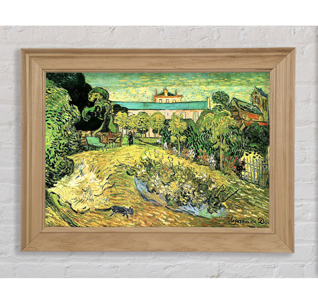 Van Gogh Der Garten von Daubigny - Einzelner Bilderrahmen Kunstdrucke