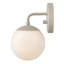 Single Light Etched Opal Glass Globe Wall Sconce-1205007846