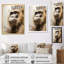 Portrait de gorille beige II sur toile-274963789-274963790